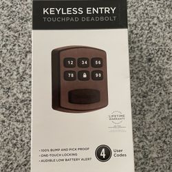 Brand New Kwikset Keyless Entry Touchpad Deadbolt 