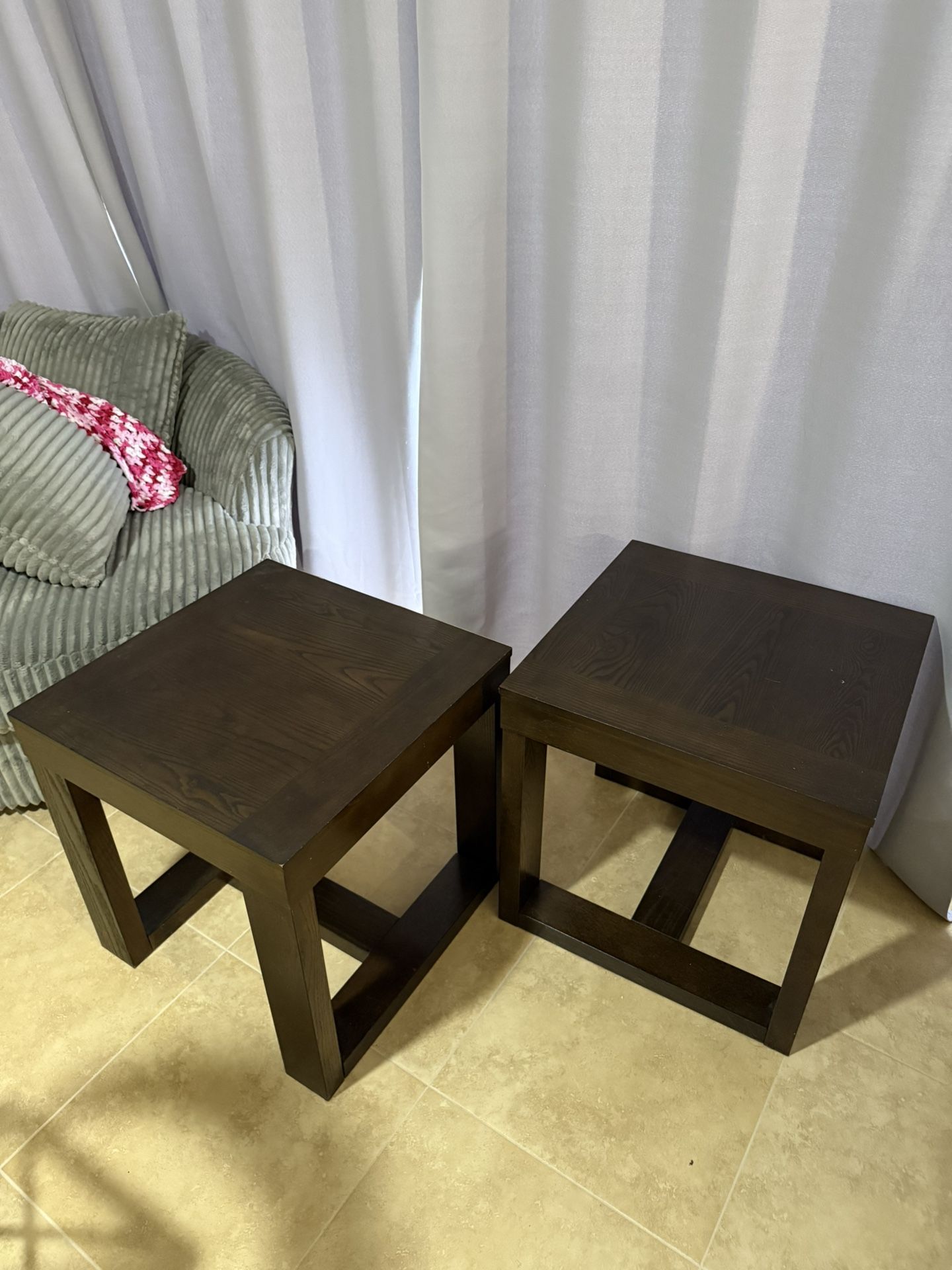 Ashley Furniture Brown End Tables