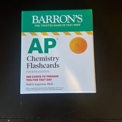 Barron’s AP Chemistry Flashcards Fourth Edition 