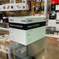 Sigma 35mm F1.4 For Sony Or Canon