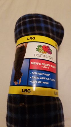 Men' sleep fleece pants