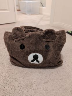 Rilakkuma look alike Teddy Bear Tote Bag Brown