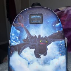 Loungefly How To Train Your Dragon Toothless Sky Mini Backpack
