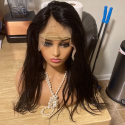 Human hair Lace wig 