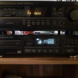 Pioneer Receiver And Kenwood CD Player