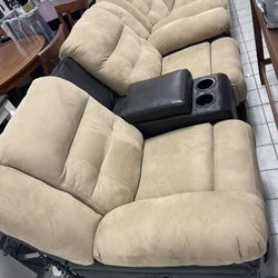 Recliner Sofa & Loveseat New 