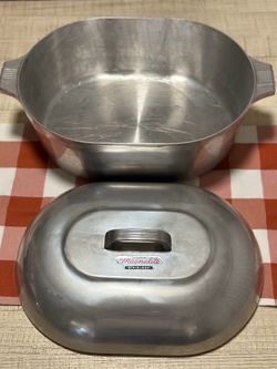 Vintage Wagner Ware Magnalite 4267-P 13-quart roaster pan