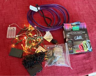 LOT Assorted Decorative Lights ALL FOR