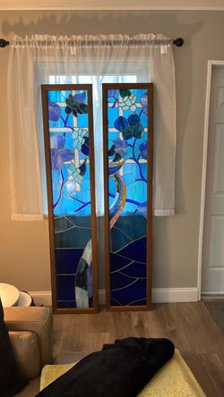 Stained glass panels