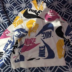 Nike Hoodie - Multicolor Swoosh Print (Rare Design)
