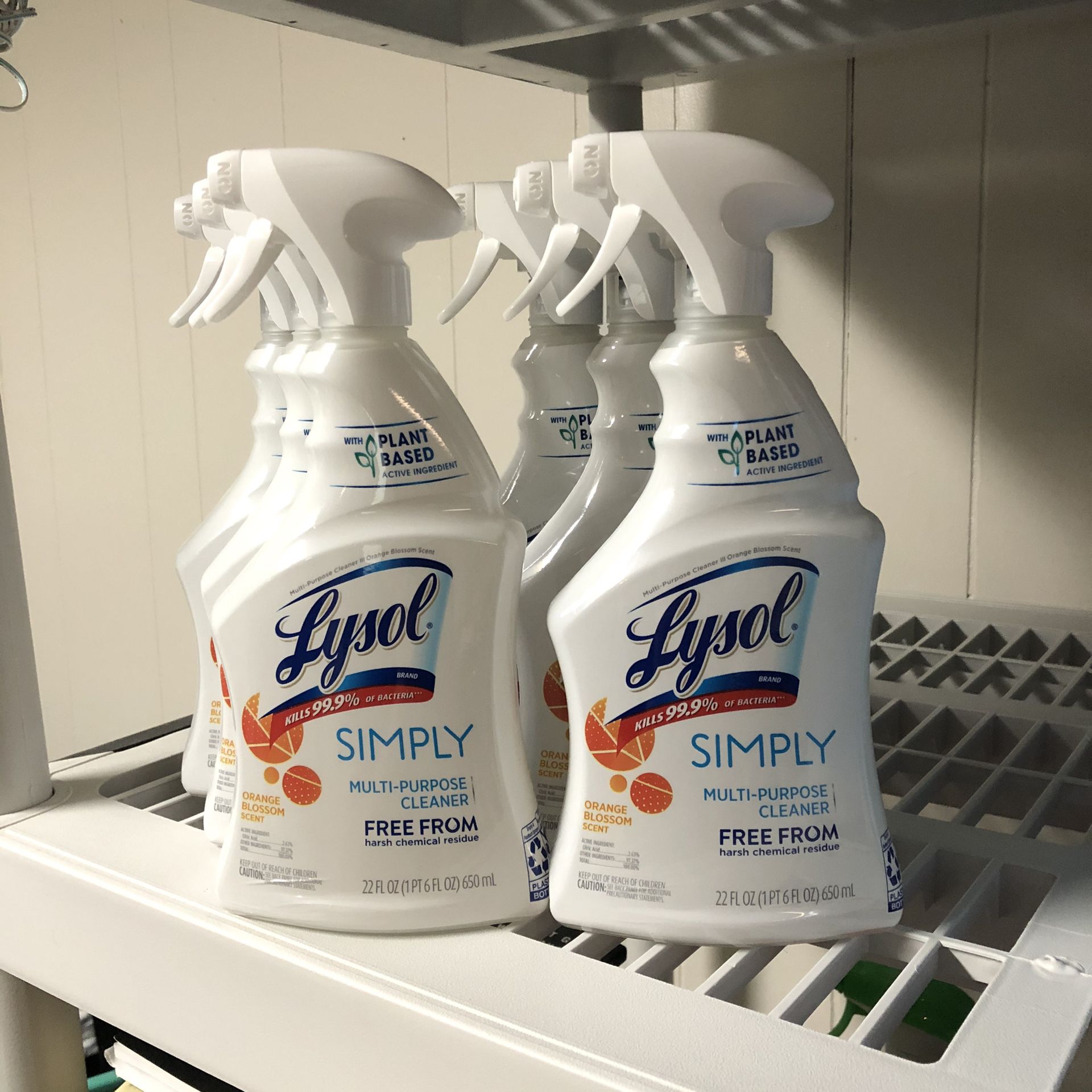 Lysol simply multi-purpose cleaner plant-based chemical free