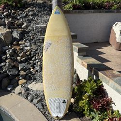 5’10”  Firewire Quad Surfboard Shortboard Board 