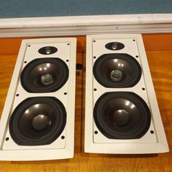Tannoy Tannoy iW 62TDC In Wall Loud Speakers Rare Audiophile 