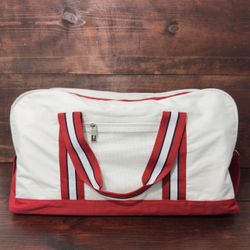 Travel Bag Leisure Luggage Weekender Chic Hipster Urban Red White （43）79