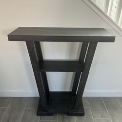 Dark Grey Console Table