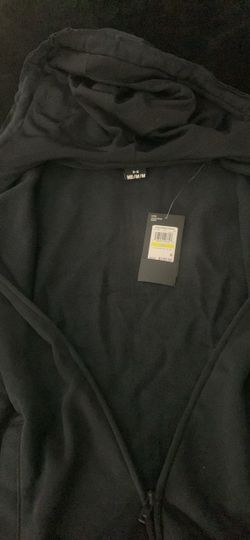 Under Armour Black Zip-Up Hoodie Size Medium
