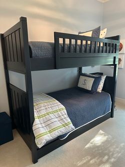 Pottery Barn Kids Bunk Bed w/Trundle & Desk