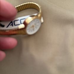 Timex Aqua Vintage Indiglo Water Resistant Stretch Bracelet New Needs Battery