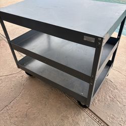 Heavy Duty Metal Shop Cart 36” X 24”