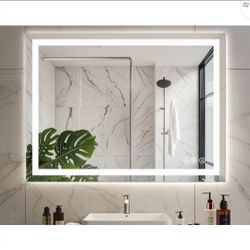 36x28 Led Bathroom Mirror with Defogger