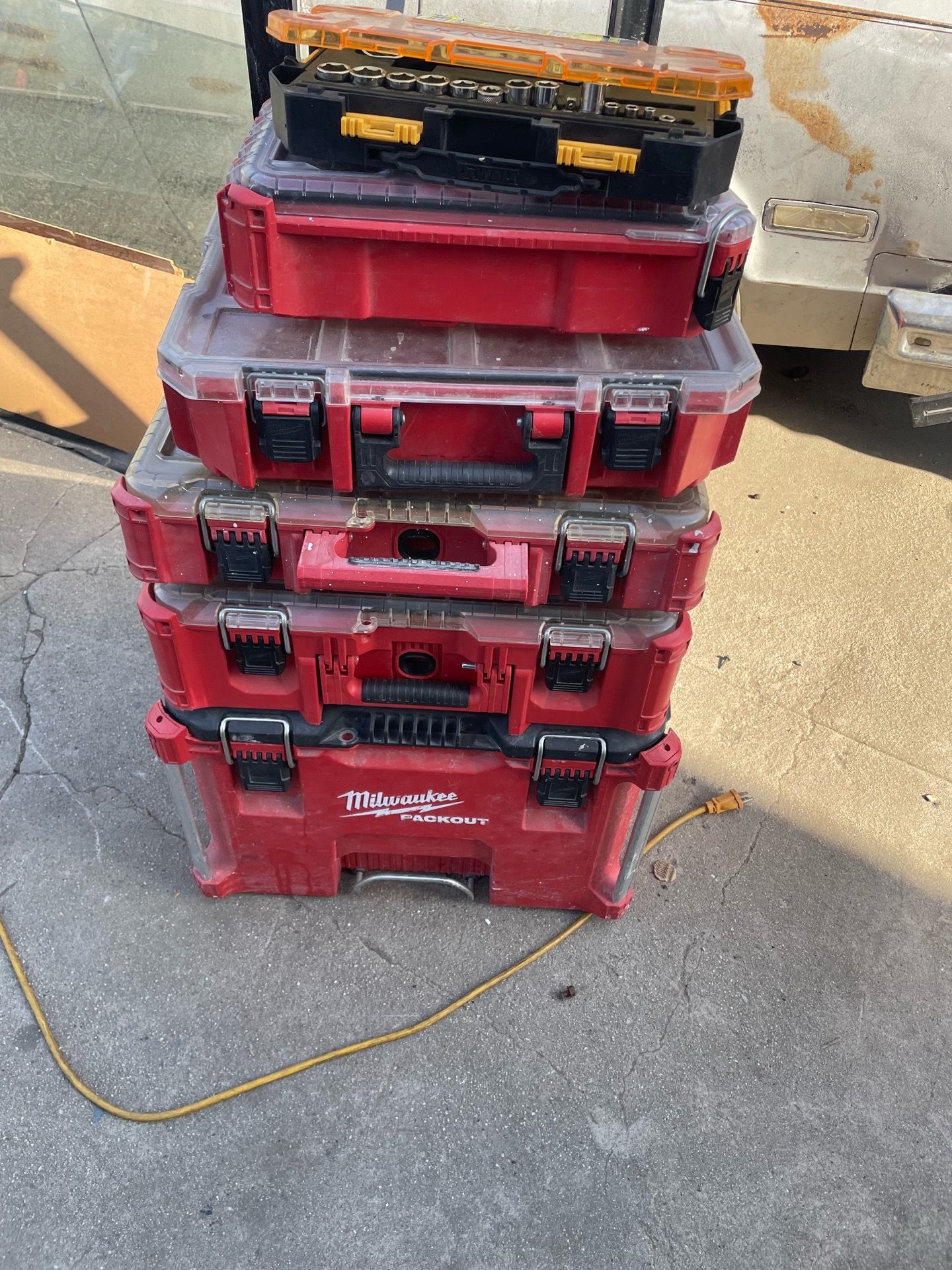 Pack out n Milwaukee tools