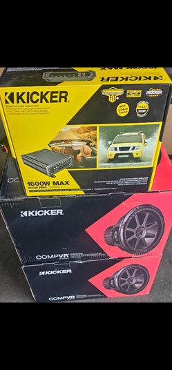 Kicker 2 15 amp Kicker 1600 box