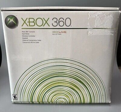Xbox 360 With Box No Power Plug