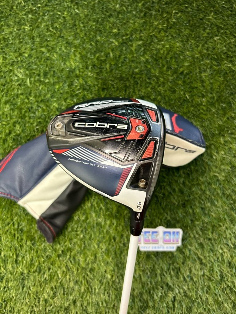 Cobra Rad Speed LD Driver 9 Loft Atmos Tour 6S Stiff Flex RH