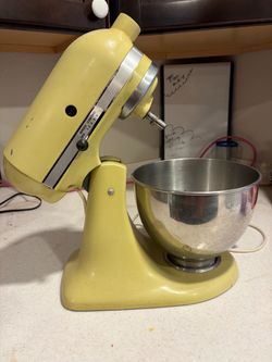 Vintage KitchenAid Stand Mixer Yellow