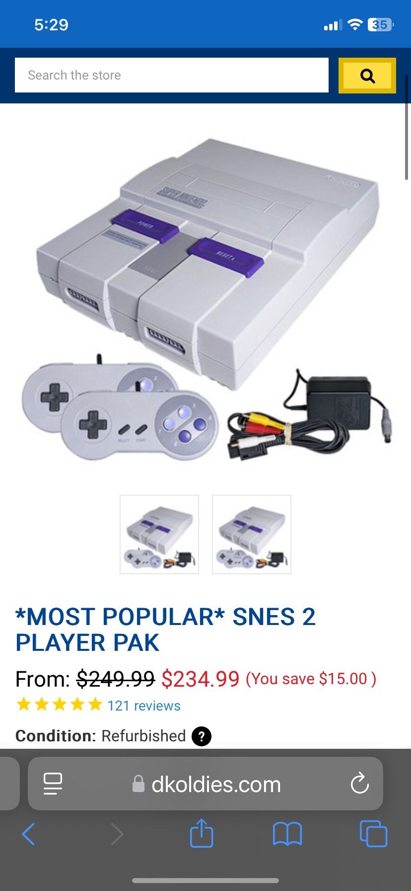 super Nintendo Game System