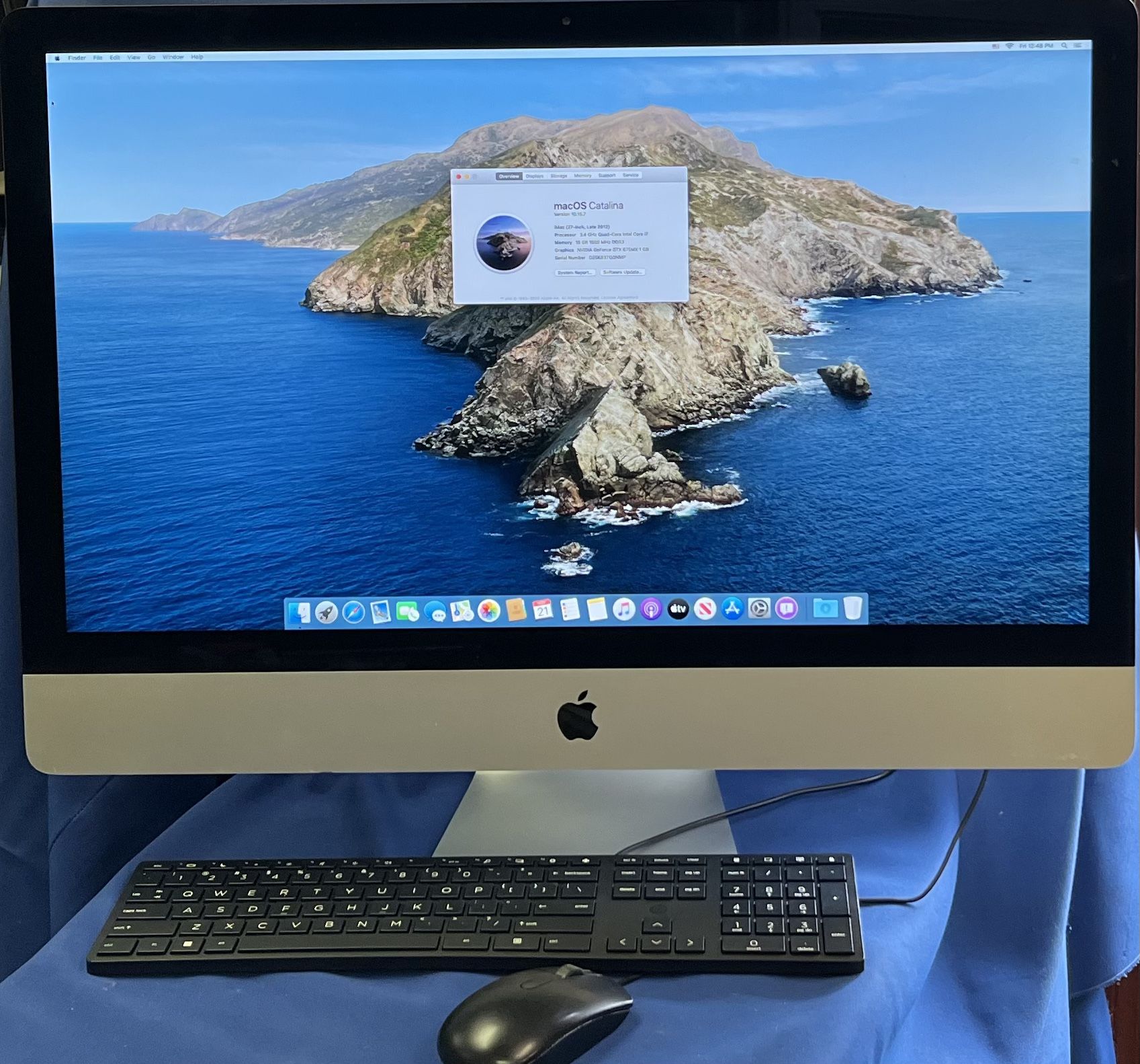 Late 2012 27” iMac 🖥️ - Core i7 3.4 - 16gb Ram - OS Catalina