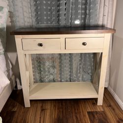 Farmhouse End  Table and  Console Table 