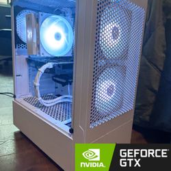 White gaming Pc Gtx 1660
