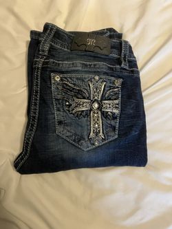 Dark wash boot cut Miss me jeans
