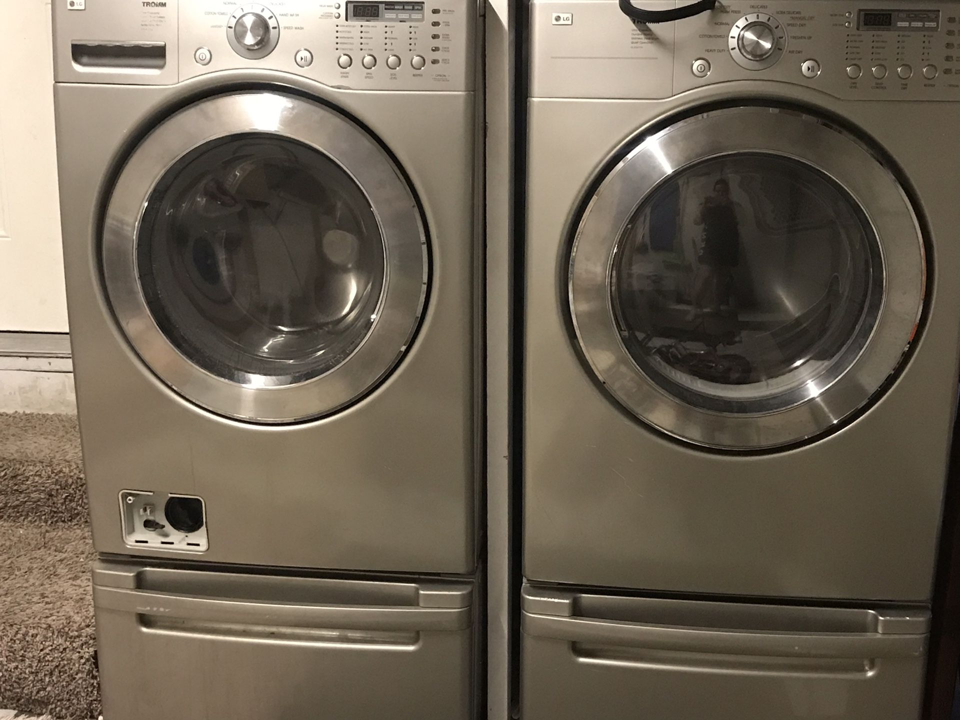 Washer and dryer LG with drawers