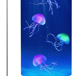 Jellyfish Lamp - 7 Color Changing LED Tank Aquarium Light, Mood Lamp for Home Office Bedroom Decor, 2 Lighting Modes for Relax/Sleep, Gift for Kids Te