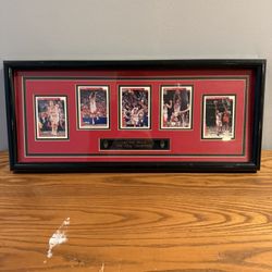 🏀 Chicago Bulls 1998 NBA Champions Framed Wall Art *Man Cave*