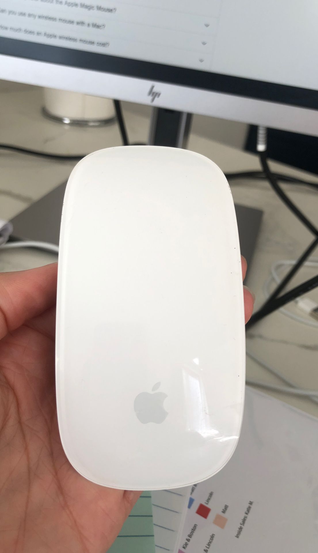 Wireless Apple mouse