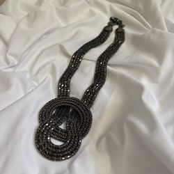 Black Metal Chic Theme Neckalce