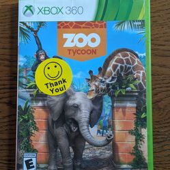 Xbox 360 Zoo Tycoon