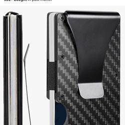 Men’s Card Money Holder With Clip
