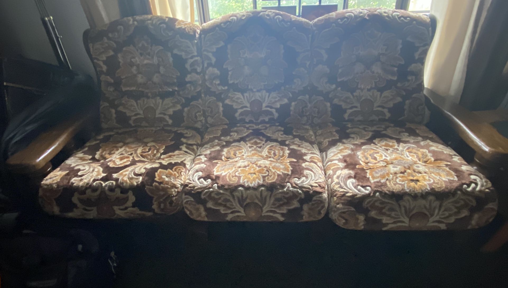 Oak Wood Couch