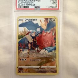 2022 Pokémon SWSH FA/Drudigon Silver Tempest #TG09 PSA 9 Mint #pokemon #gaming