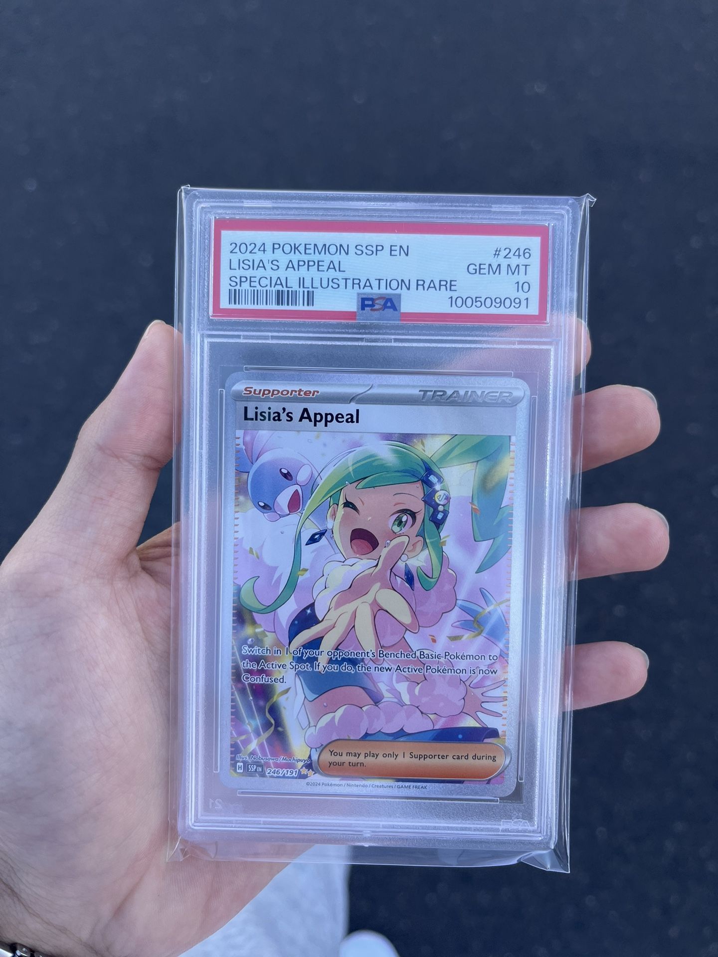 PSA 10 Lisia’s Appeal 246/191 Surging Spark