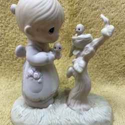 Precious Moments “His Eye Is On The Sparrow”