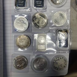 1 Oz Silver Bars And Rounds