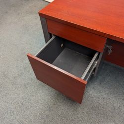 Office Desk w/ Keys For Drawers