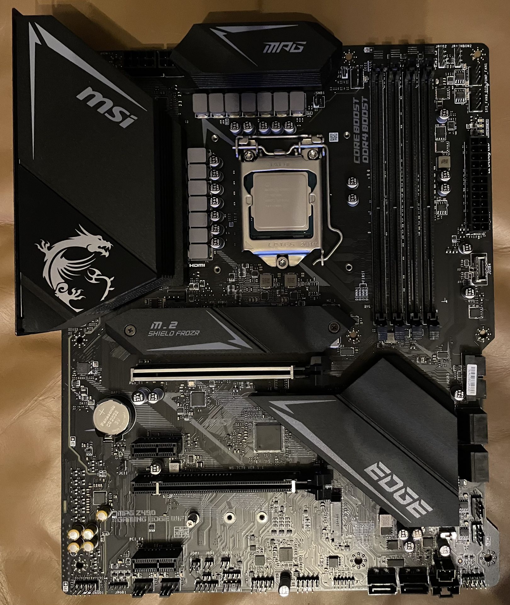 Z490 E Motherboard For I7 10700k CPU ROG STRIX Z490-E+i7-10700K+64GB