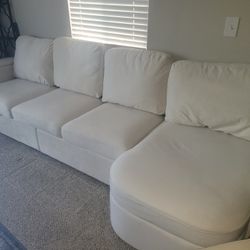 4 Seater Cream Sofa