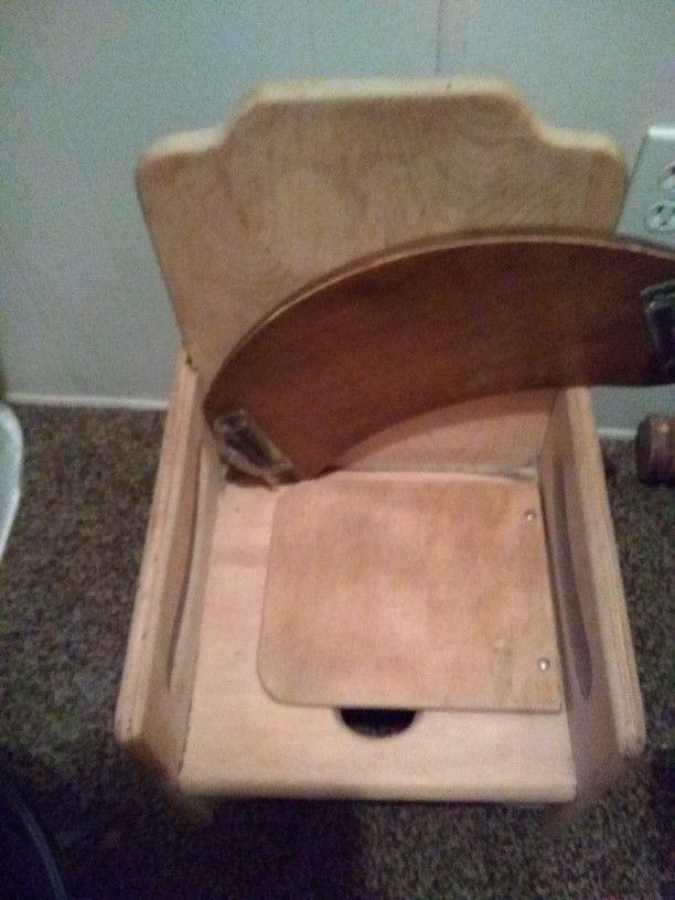 Antique potty chair